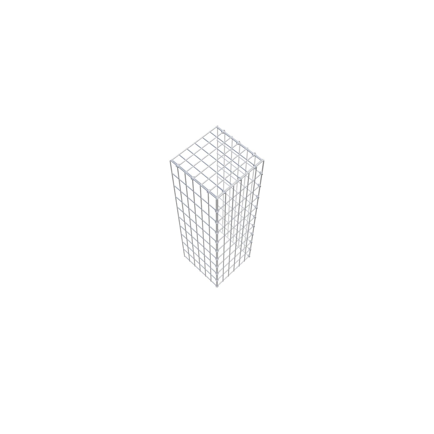 Fourche rapportée type 4 100 cm x 30 cm x 30 cm (L x H x P), mailles 5 cm x 10 cm, anneau C