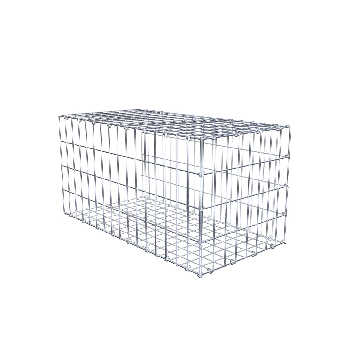 Fourche rapportée type 2 80 cm x 40 cm x 40 cm, mailles 5 cm x 10 cm, anneau en C