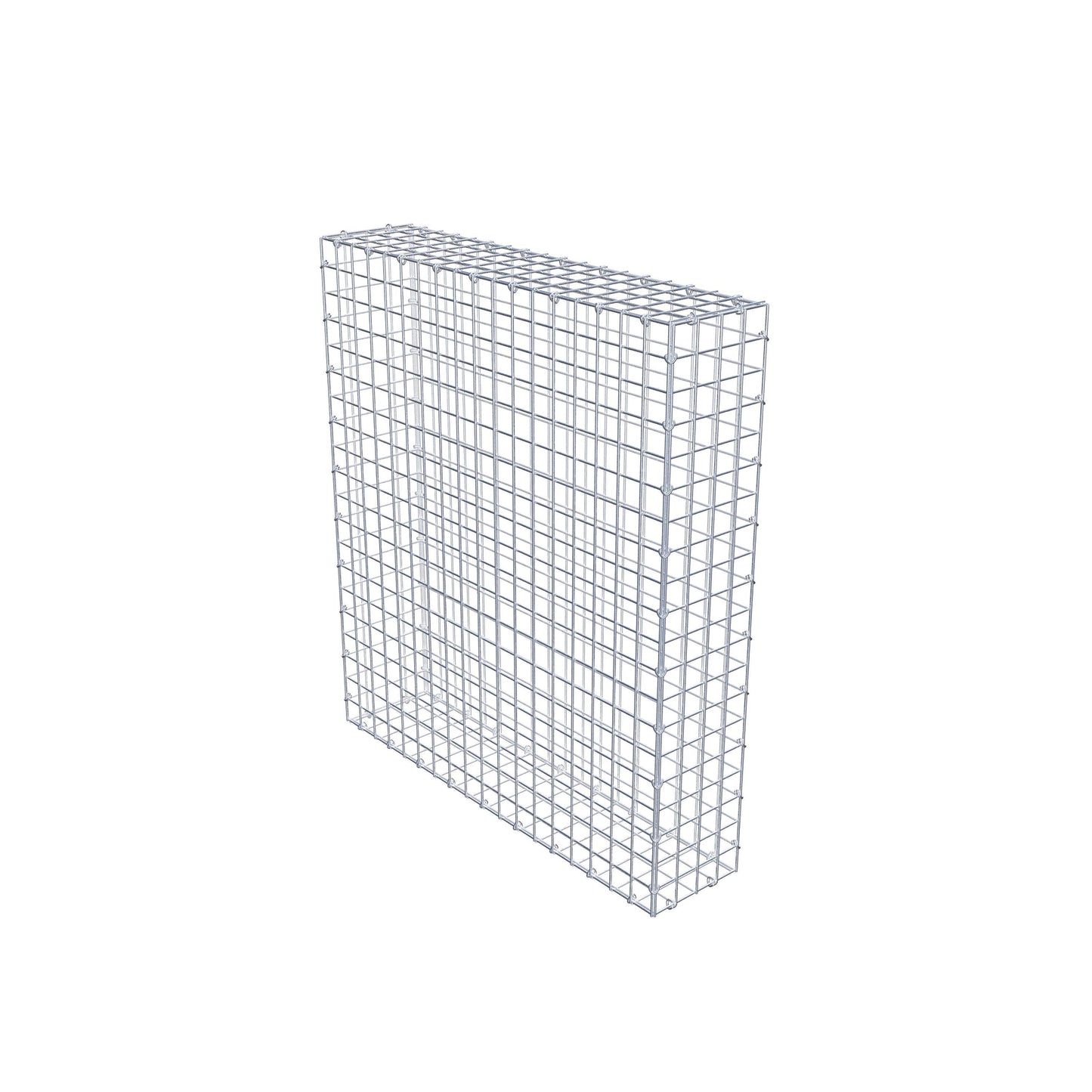 Gabião 100 cm x 90 cm x 20 cm (C x A x P), malhagem 5 cm x 5 cm, anel C