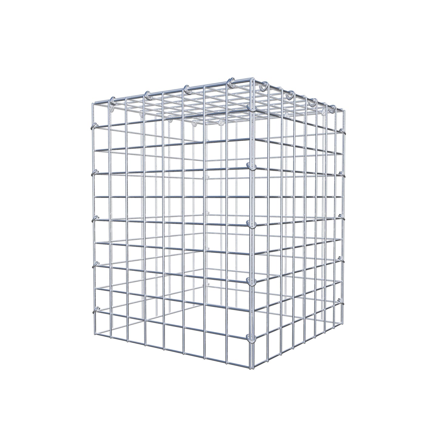 Anbaugabione Typ 3 50 cm x 40 cm x 40 cm (L x H x T), Maschenweite 5 cm x 5 cm, C-Ring