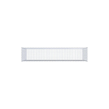 Gabbione 200 cm x 100 cm x 40 cm (L x H x P), maglia 5 cm x 5 cm, spirale
