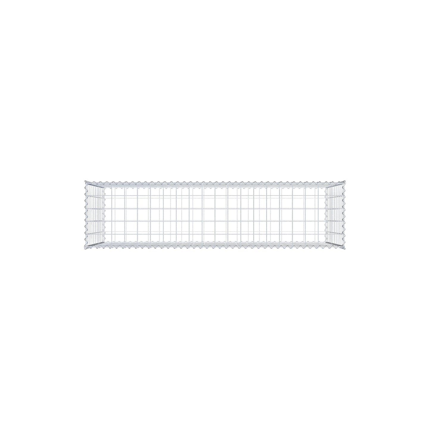 Gabbione 200 cm x 100 cm x 50 cm (L x H x P), maglia 10 cm x 10 cm, spirale