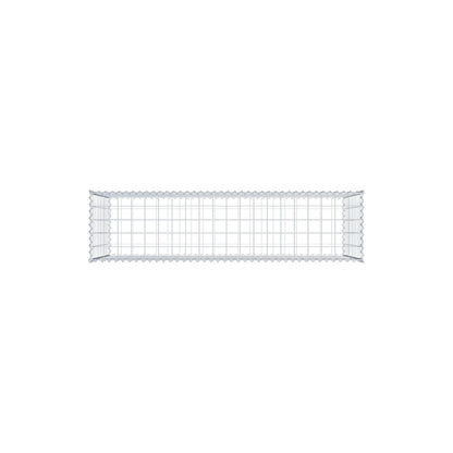 Gabbione 200 cm x 100 cm x 50 cm (L x H x P), maglia 10 cm x 10 cm, spirale