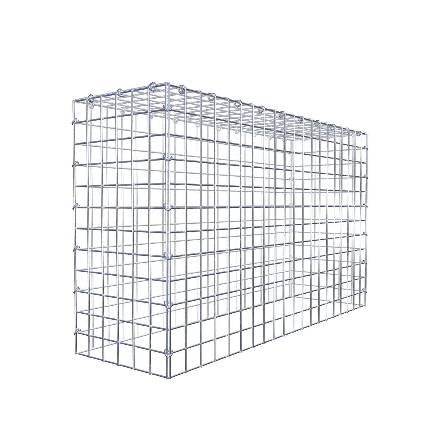 Fourche rapportée type 3 100 cm x 60 cm x 30 cm (L x H x P), maille 5 cm x 5 cm, anneau en C