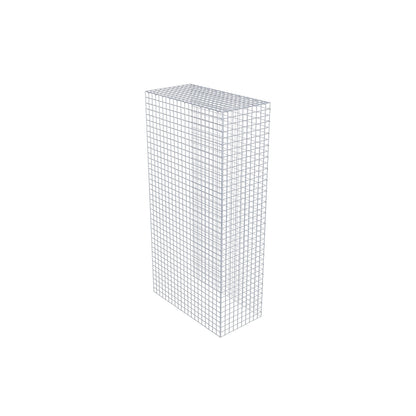 Anbaugabione Typ 4 200 cm x 100 cm x 50 cm (L x H x T), Maschenweite 5 cm x 5 cm, C-Ring
