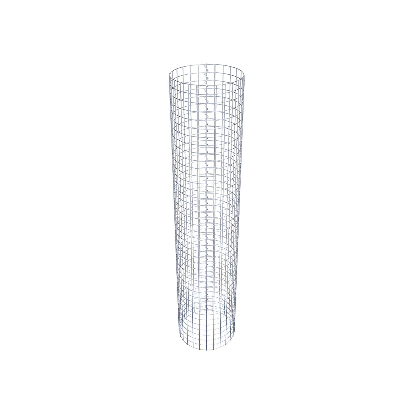 Colonne de gabion ronde 42 cm de diamètre, 200 cm de hauteur, maille 5 cm x 5 cm