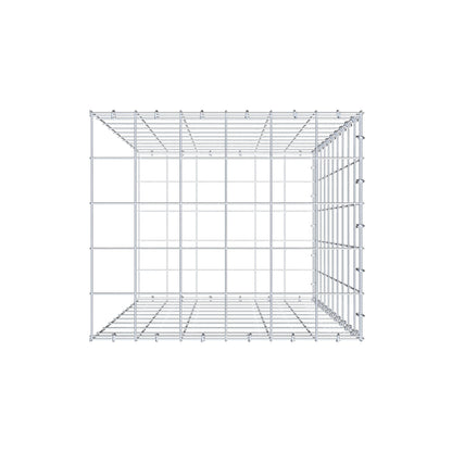 Fourche rapportée type 2 100 cm x 60 cm x 50 cm (L x H x P), mailles 10 cm x 10 cm, anneau C