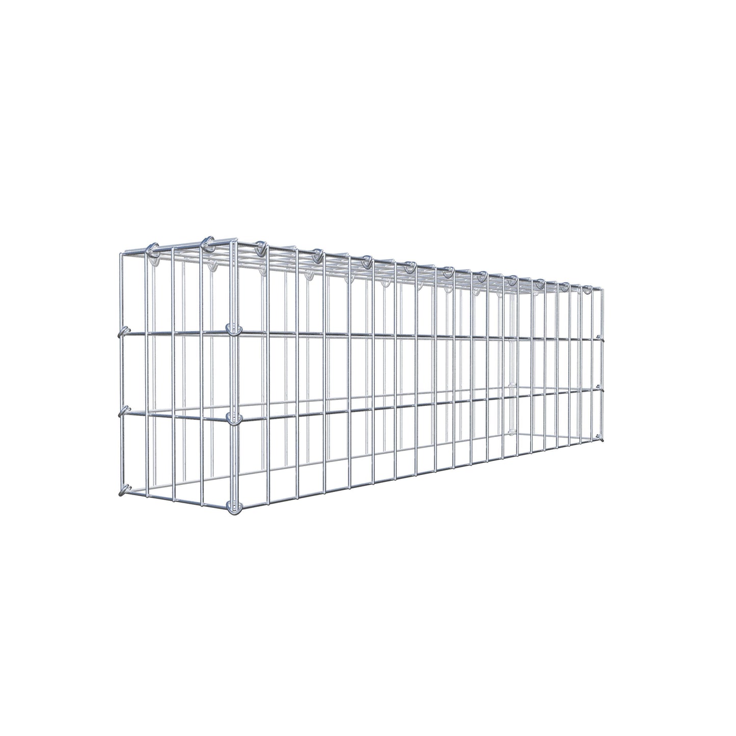 Fourche rapportée type 3 100 cm x 30 cm x 20 cm (L x H x P), mailles 5 cm x 10 cm, anneau C
