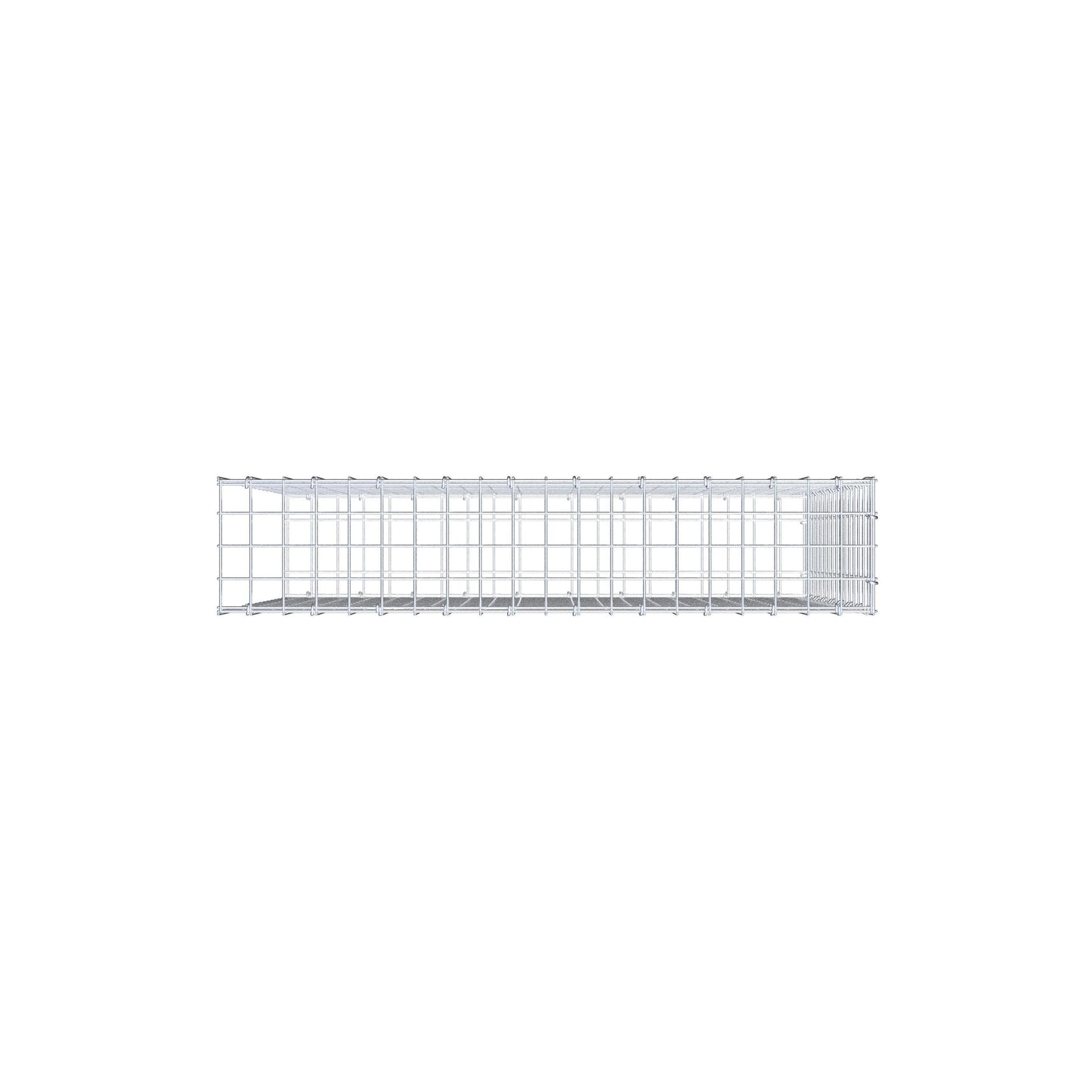 Fourche rapportée type 2 100 cm x 80 cm x 20 cm (L x H x P), mailles 5 cm x 5 cm, anneau C