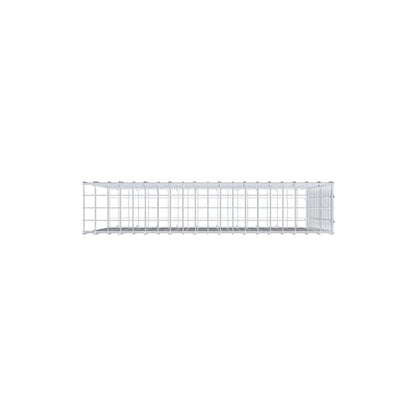 Fourche rapportée type 2 100 cm x 80 cm x 20 cm (L x H x P), mailles 5 cm x 5 cm, anneau C