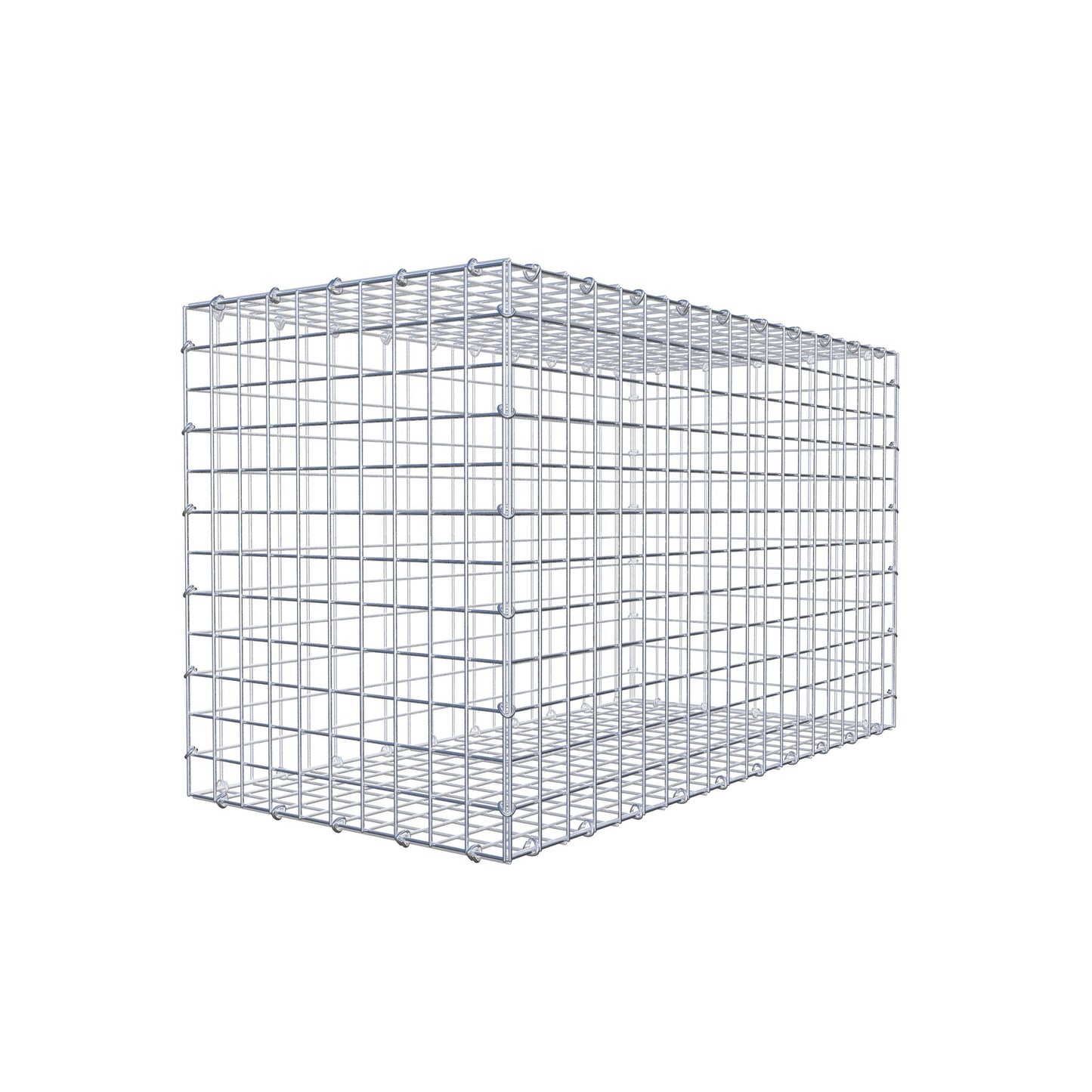 Gabião 100 cm x 60 cm x 50 cm (C x A x P), malhagem 5 cm x 5 cm, anel C