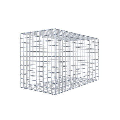 Gabião 100 cm x 60 cm x 50 cm (C x A x P), malhagem 5 cm x 5 cm, anel C