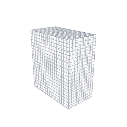 Gabião 100 cm x 90 cm x 50 cm (C x A x P), malhagem 5 cm x 5 cm, anel C