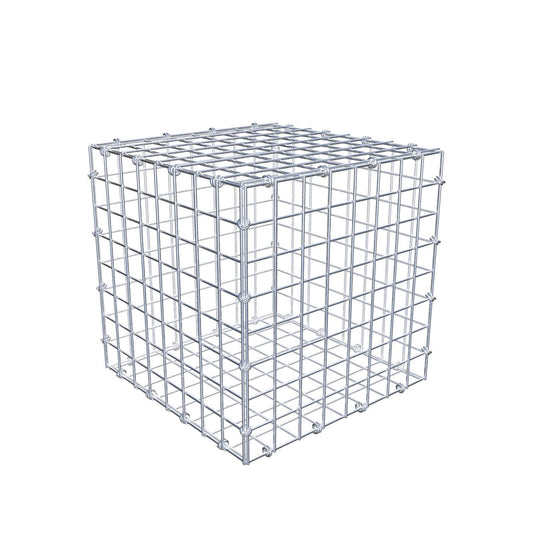 Gabbione 40 cm x 40 cm x 40 cm (L x H x P), maglia 5 x 5 cm, anello a spirale