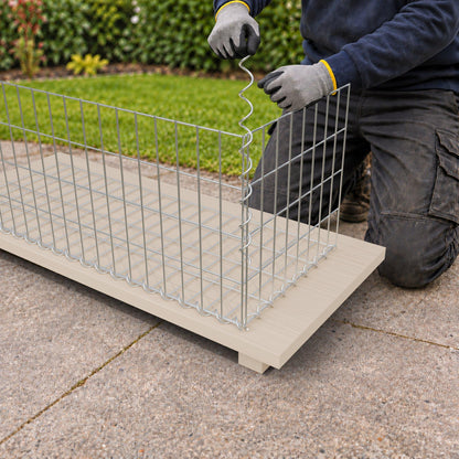 Gabion 100 cm x 40 cm x 40 cm (L x H x P), mailles 5 cm x 10 cm, spirale