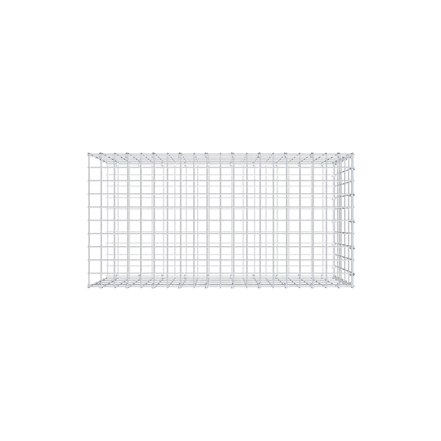 Pila adicional tipo 2 100 cm x 50 cm x 50 cm, malla 5 cm x 10 cm, anillo en C