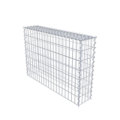 Opvokset gabion type 3 100 cm x 70 cm x 20 cm (L x H x D), maskestørrelse 5 cm x 10 cm, spiral