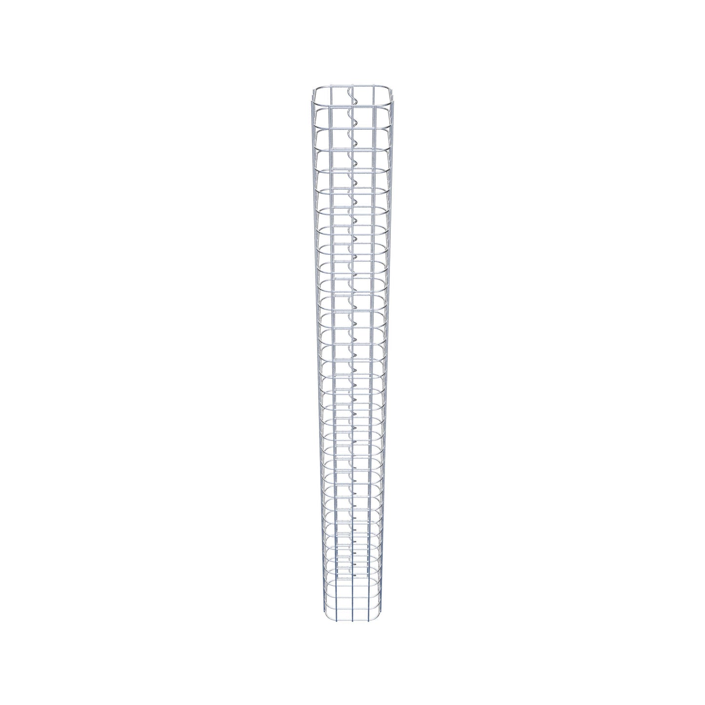 Schanskorfzuil vierkant 17 cm x 17 cm, 160 cm hoog, MW 5 cm x 5 cm
