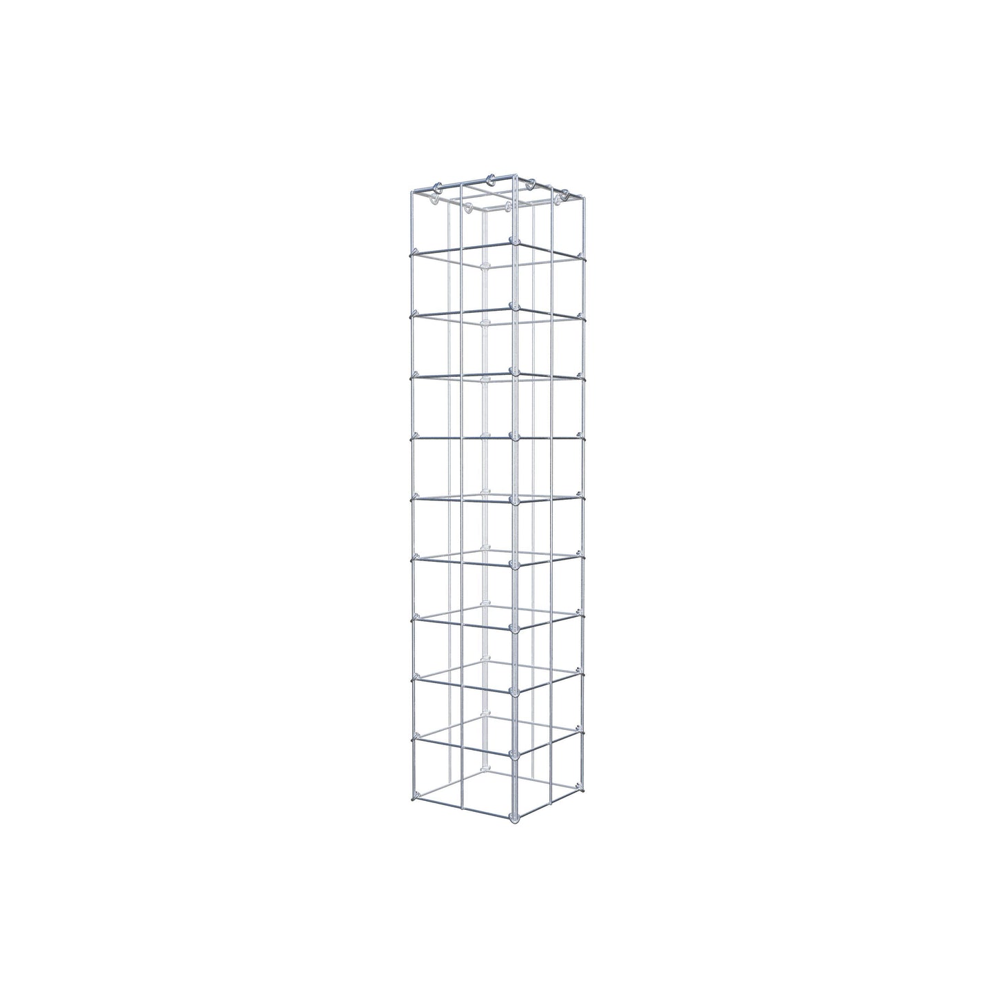 Anbaugabione Typ 3 100 cm x 20 cm x 20 cm (L x H x T), Maschenweite 10 cm x 10 cm, C-Ring