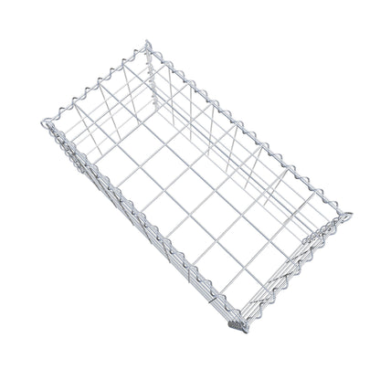 Gabião tipo 3 80 cm x 40 cm x 40 cm (C x A x P), malhagem 10 cm x 10 cm, espiral