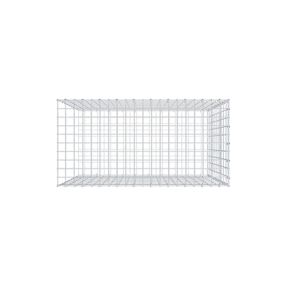 Anbaugabione Typ 2 100 cm x 100 cm x 50 cm, Maschenweite 5 cm x 10 cm, C-Ring
