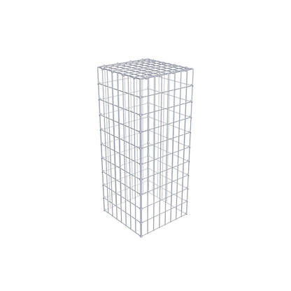 Gabbione aggiuntivo di tipo 3 100 cm x 40 cm x 40 cm (L x H x P), maglia 5 cm x 10 cm, anello a C