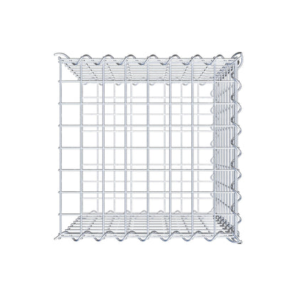 Opvokset gabion type 2 40 cm x 40 cm x 40 cm (L x H x D), maskestørrelse 5 cm x 5 cm, spiral