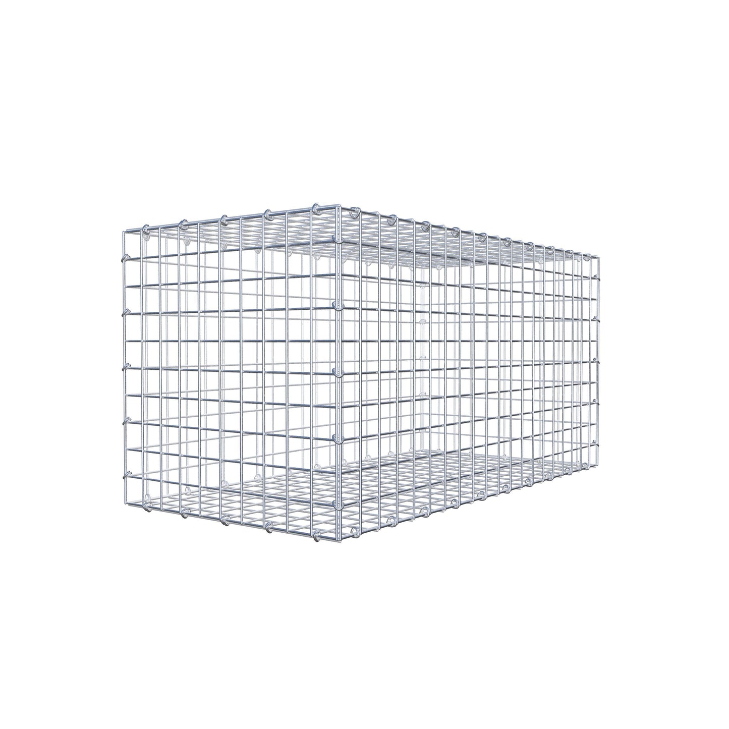 Schanskorf 100 cm x 50 cm x 50 cm (L x H x D), maaswijdte 5 cm x 5 cm, C-ring