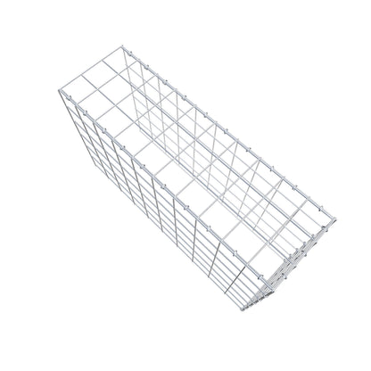 Gabbione aggiuntivo tipo 4 100 cm x 60 cm x 30 cm (L x H x P), maglia 10 cm x 10 cm, anello a C