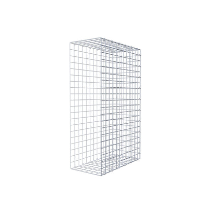 Gavión acoplable tipo 2 100 cm x 60 cm x 30 cm (L x A x P), malla 5 cm x 5 cm, anillo en C