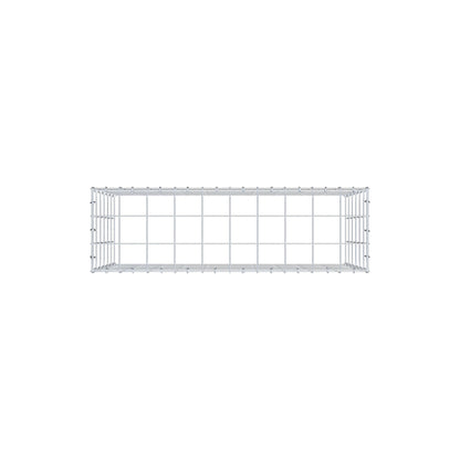 Mounted gabion type 3 100 cm x 60 cm x 30 cm (L x H x D), mesh size 10 cm x 10 cm, C-ring