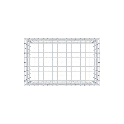 Fourche rapportée type 3 80 cm x 50 cm x 50 cm (L x H x P), mailles 5 cm x 10 cm, anneau C