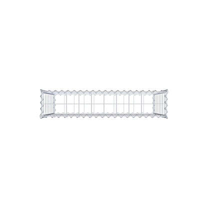 Gabião 100 cm x 80 cm x 20 cm (C x A x P), malhagem 10 cm x 10 cm, espiral