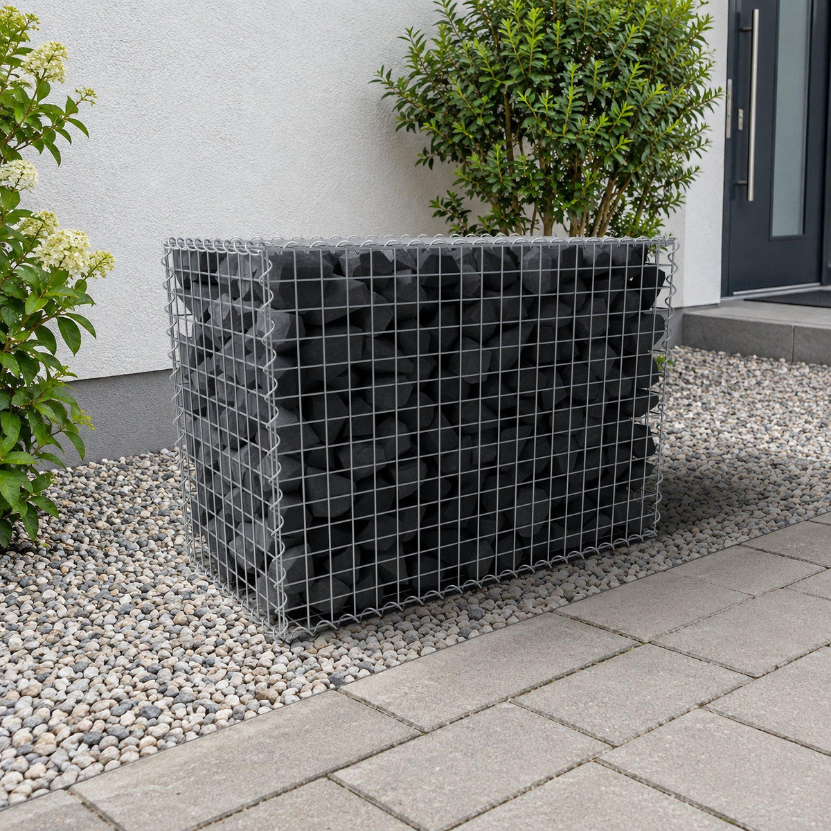 Gabbione 100 cm x 70 cm x 50 cm (L x H x P), maglia 5 cm x 5 cm, spirale