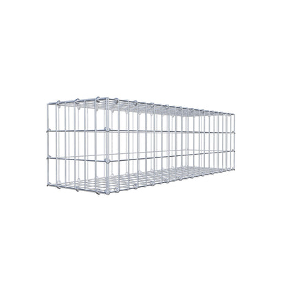 Gabion 100 cm x 30 cm x 30 cm (L x H x D), maskstorlek 5 cm x 10 cm, C-ring