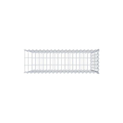 Anbaugabione Typ 2 100 cm x 80 cm x 30 cm (L x H x T), Maschenweite 5 cm x 10 cm, Spirale