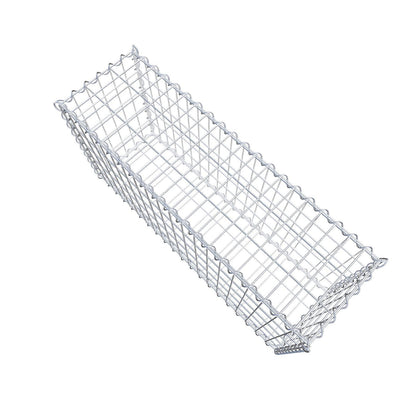 Set economico 3x gabbioni 100 cm x 50 cm x 30 cm (L x H x P), maglia 5 cm x 10 cm, spirale