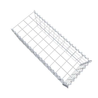 Anbaugabione Typ 4 100 cm x 40 cm x 40 cm (L x H x T), Maschenweite 10 cm x 10 cm, Spirale