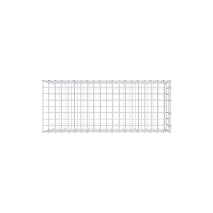 Monteret gabion type 2 100 cm x 30 cm x 40 cm, maskestørrelse 5 cm x 10 cm, C-ring