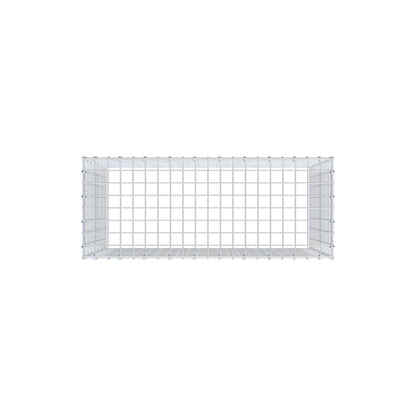 Type 3 oplegkorf 100 cm x 70 cm x 40 cm (L x H x D), maaswijdte 5 cm x 5 cm, C-ring