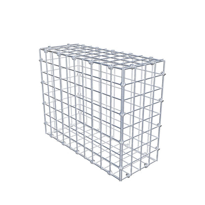 Gabion 50 cm x 40 cm x 20 cm (L x H x D), maskestørrelse 5 x 5 cm, spiralring