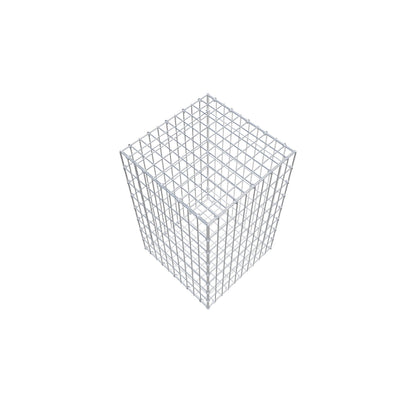 Gabion 80 cm x 50 cm x 50 cm (L x H x D), maskestørrelse 5 cm x 10 cm, C-ring