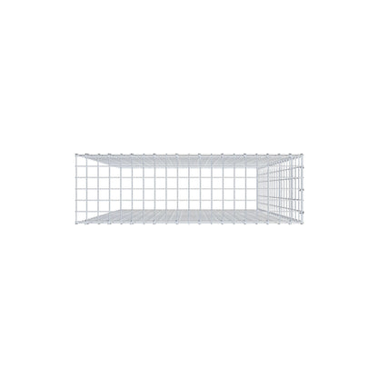 Fourche rapportée type 4 200 cm x 100 cm x 30 cm (L x H x P), mailles 5 cm x 10 cm, anneau en C