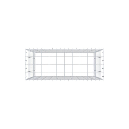 Fourche rapportée type 3 100 cm x 100 cm x 40 cm (L x H x P), mailles 10 cm x 10 cm, anneau en C