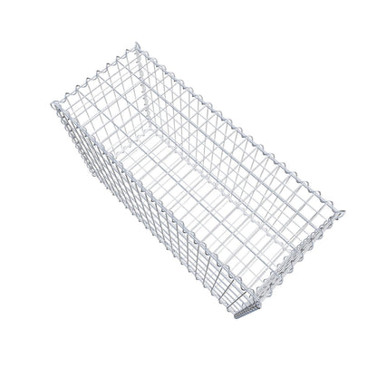 Gabion 100 cm x 60 cm x 40 cm (L x H x D), mesh size 5 cm x 10 cm, spiral