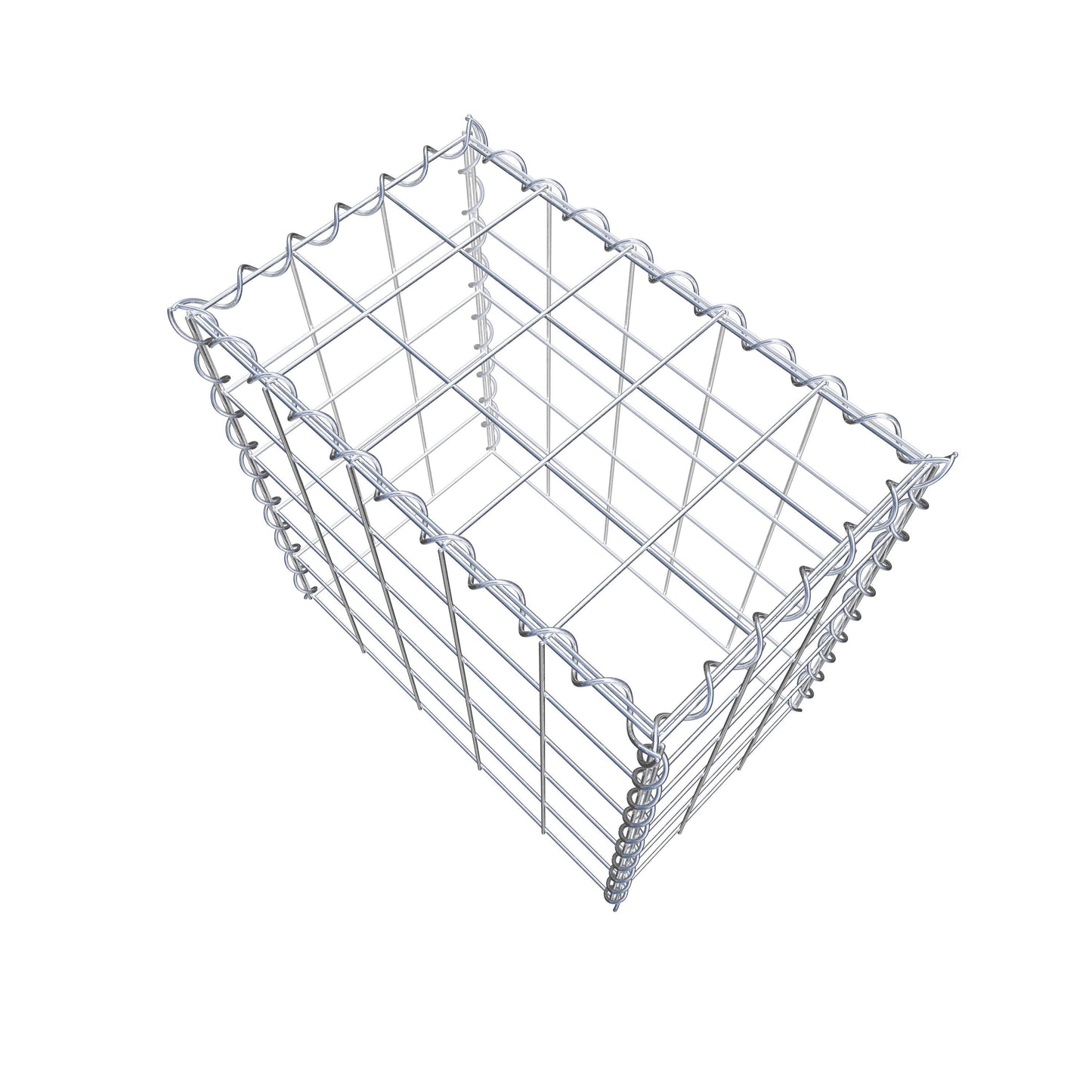Gavión adicional tipo 3 50 cm x 50 cm x 30 cm (L x A x P), malla 10 cm x 10 cm, en espiral