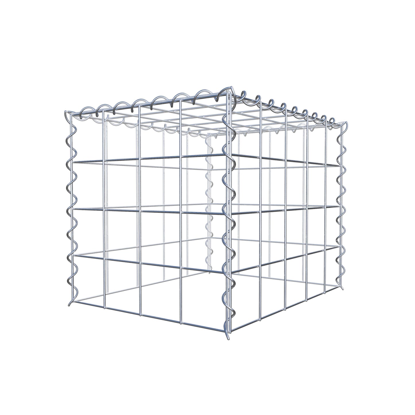 Add-on schanskorf type 3 50 cm x 40 cm x 40 cm (L x H x D), maaswijdte 10 cm x 10 cm, spiraal