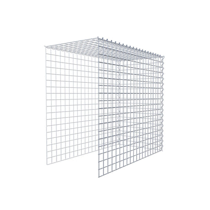 Gabion rapporté type 4 100 cm x 90 cm x 50 cm (L x H x P), mailles 5 cm x 5 cm, spirale