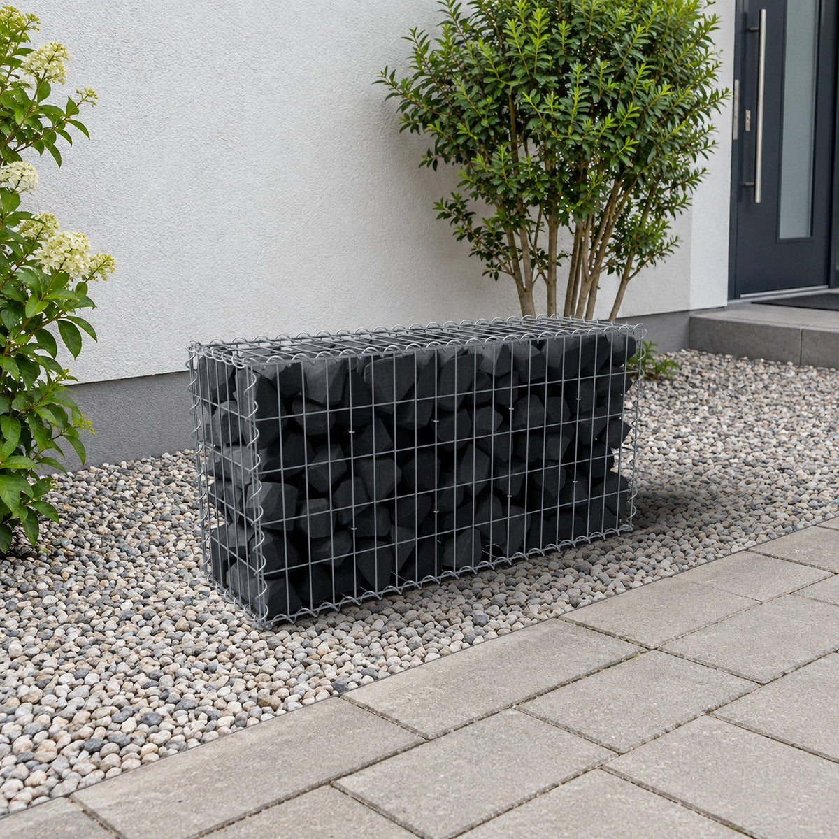 Gabion 100 cm x 50 cm x 30 cm (L x H x P), mailles 5 cm x 10 cm, spirale