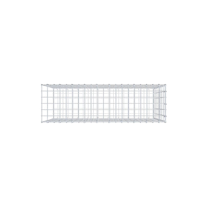 Monteret gabion type 2 100 cm x 70 cm x 30 cm, maskestørrelse 5 cm x 10 cm, C-ring